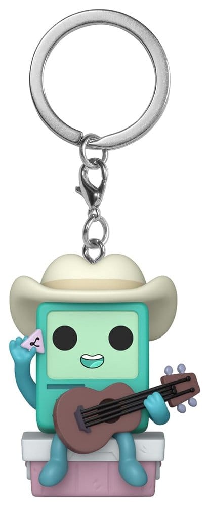Adventure Time Pocket POP! Vinyl Schlüsselanhänger 4 cm Cowboy BMO with Guitar Display (12)