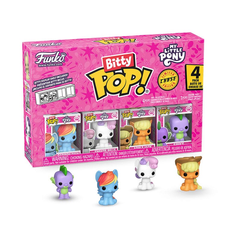 Mein kleines Pony Bitty POP! Vinyl Figuren 4er-Pack Rainbow Dash 2,5 cm