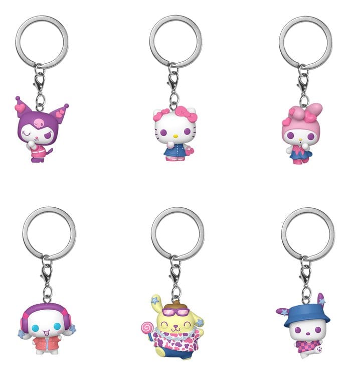 Sanrio POP! Vinyl Schlüsselanhänger 4 cm Hello Kitty & Friends Display (12)