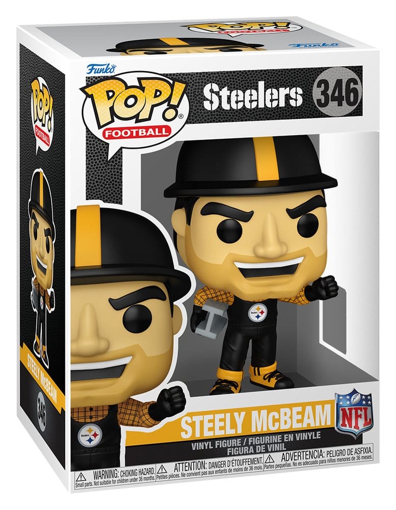 NFL POP! Vinyl Figur Mascots: Steelers- Steely McBeam 9 cm