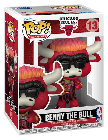 NBA POP! Basketball Vinyl Figur Mascots: Bulls- Benny The Bull 9 cm