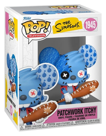 Die Simpsons POP! Animation Vinyl Figur Itchy Patchwork 9 cm