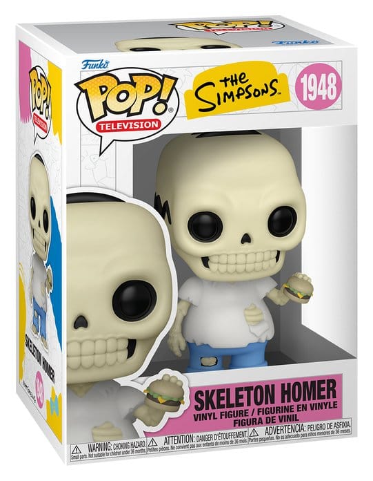 Die Simpsons POP! Animation Vinyl Figur Skeleton Homer 9 cm