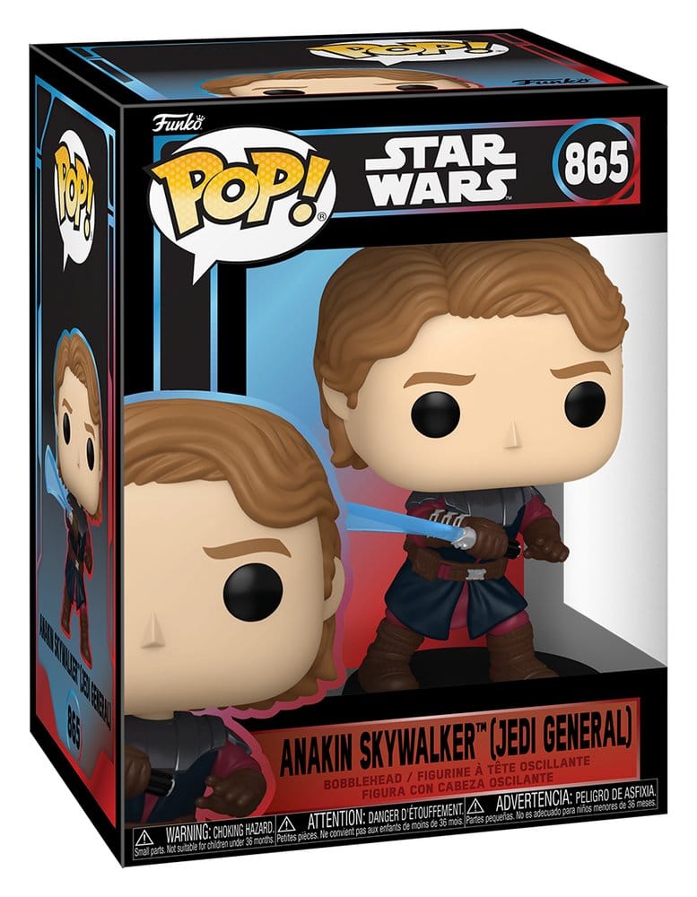 Star Wars POP! Vinyl Wackelkopf-Figur Anakin Skywalker (Jedi General) 11 cm