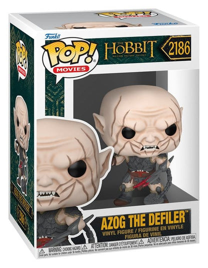 Der Hobbit POP! Movies Vinyl Figuren Azog w/Weapon 9 cm