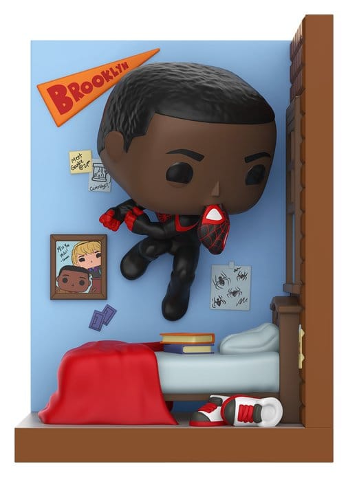 Marvel POP! Nooks Vinyl Diorama Miles in Bedroom 16 cm