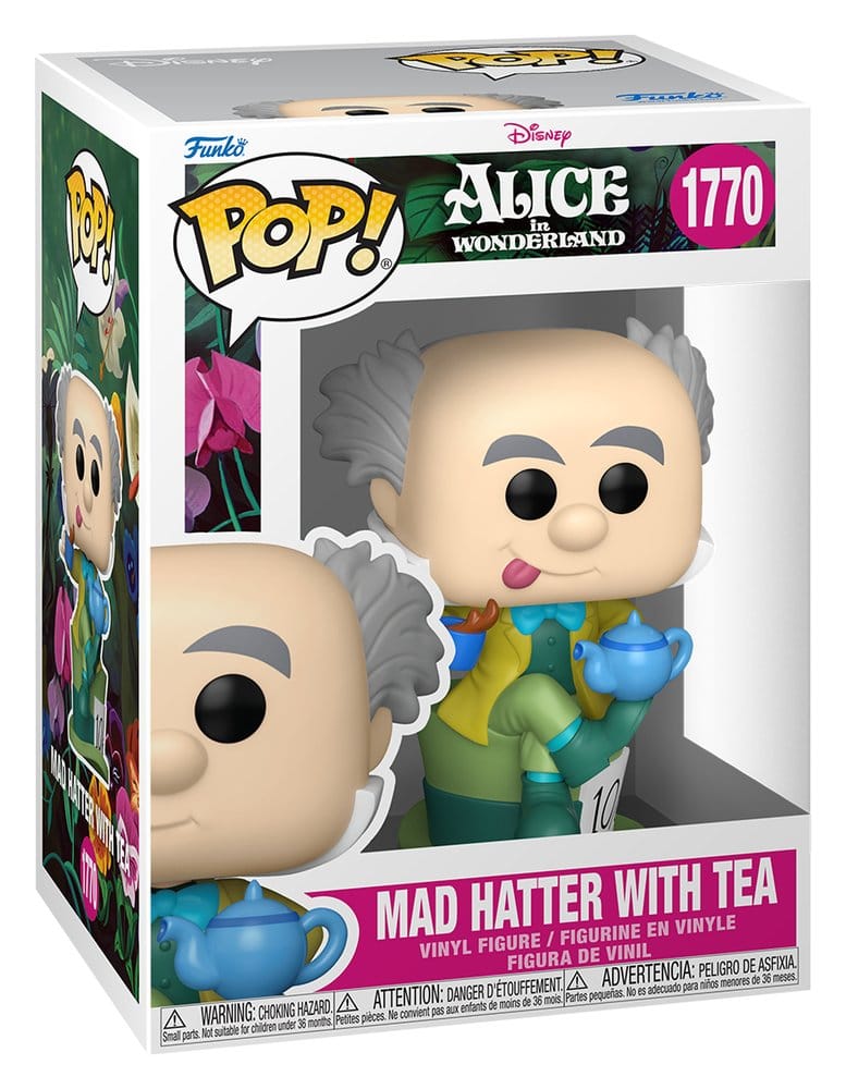 Alice im Wunderland POP! Vinyl Figur Mad Hatter with Tea 9 cm