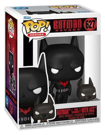 Batman Beyond: Return of the Joker POP! Heroes Vinyl Figur Batman w/Ace 9 cm