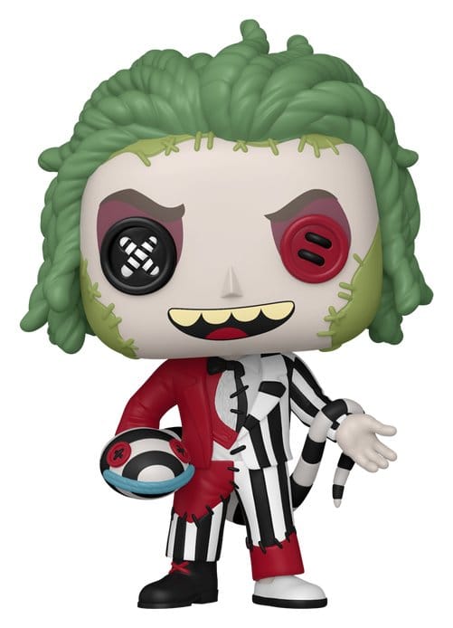 Beetlejuice POP! Movies Vinyl Figur Patchwork: Beetlejuice 9 cm