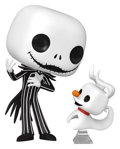 Nightmare Before Christmas POP! & Buddy Vinyl Figur Jack & Zero 9 cm