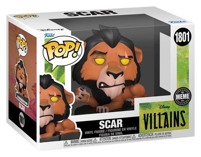 König der Löwen POP! Meme Vinyl Figur Lion King (Scar) 9 cm