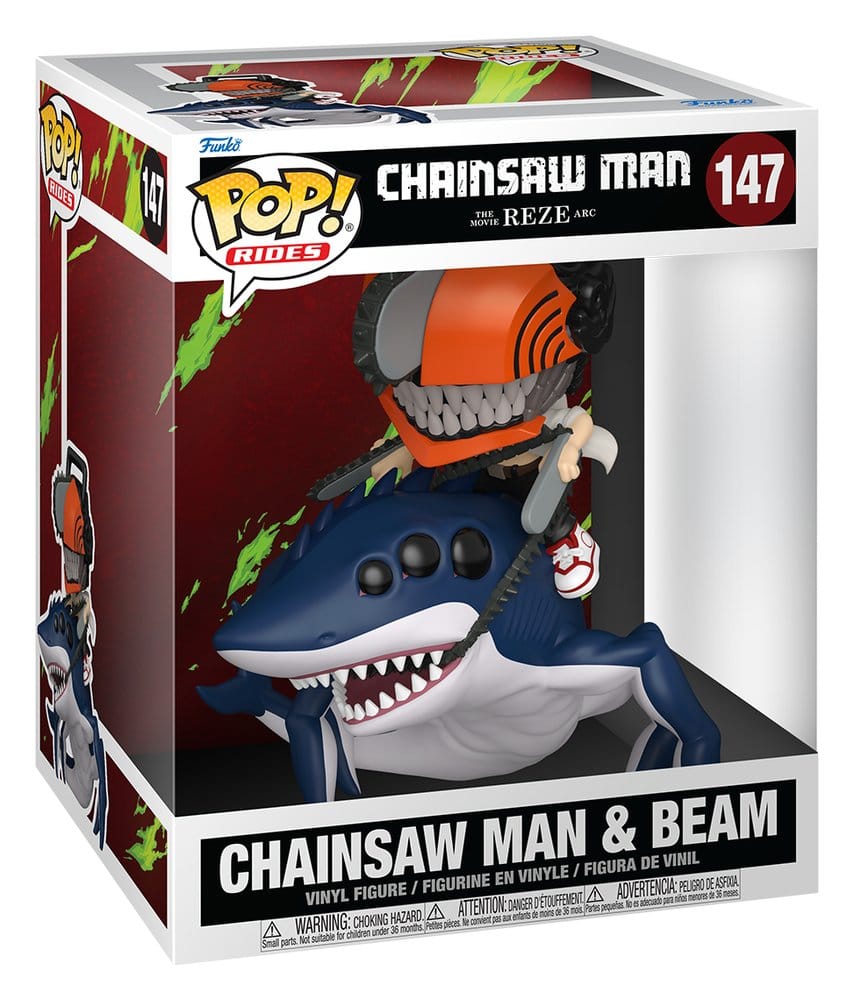 Chainsaw Man POP! Rides Deluxe Vinyl Figur CSM & Beam 15 cm
