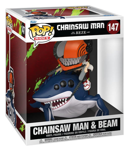 Chainsaw Man POP! Rides Deluxe Vinyl Figur CSM & Beam 15 cm