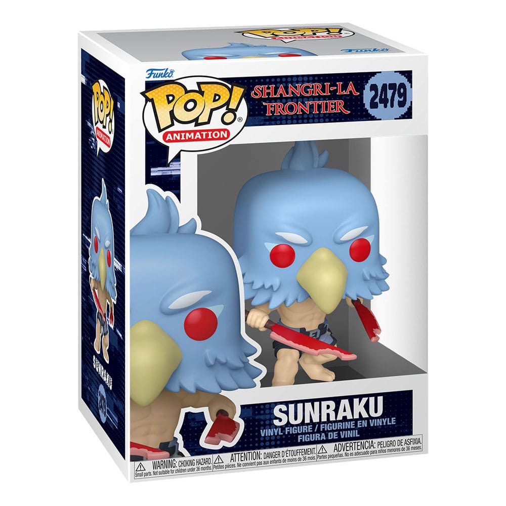 Shangri-La Frontier POP! Animation Vinyl Figuren Sunraku with Chase 9 cm Sortiment (6)