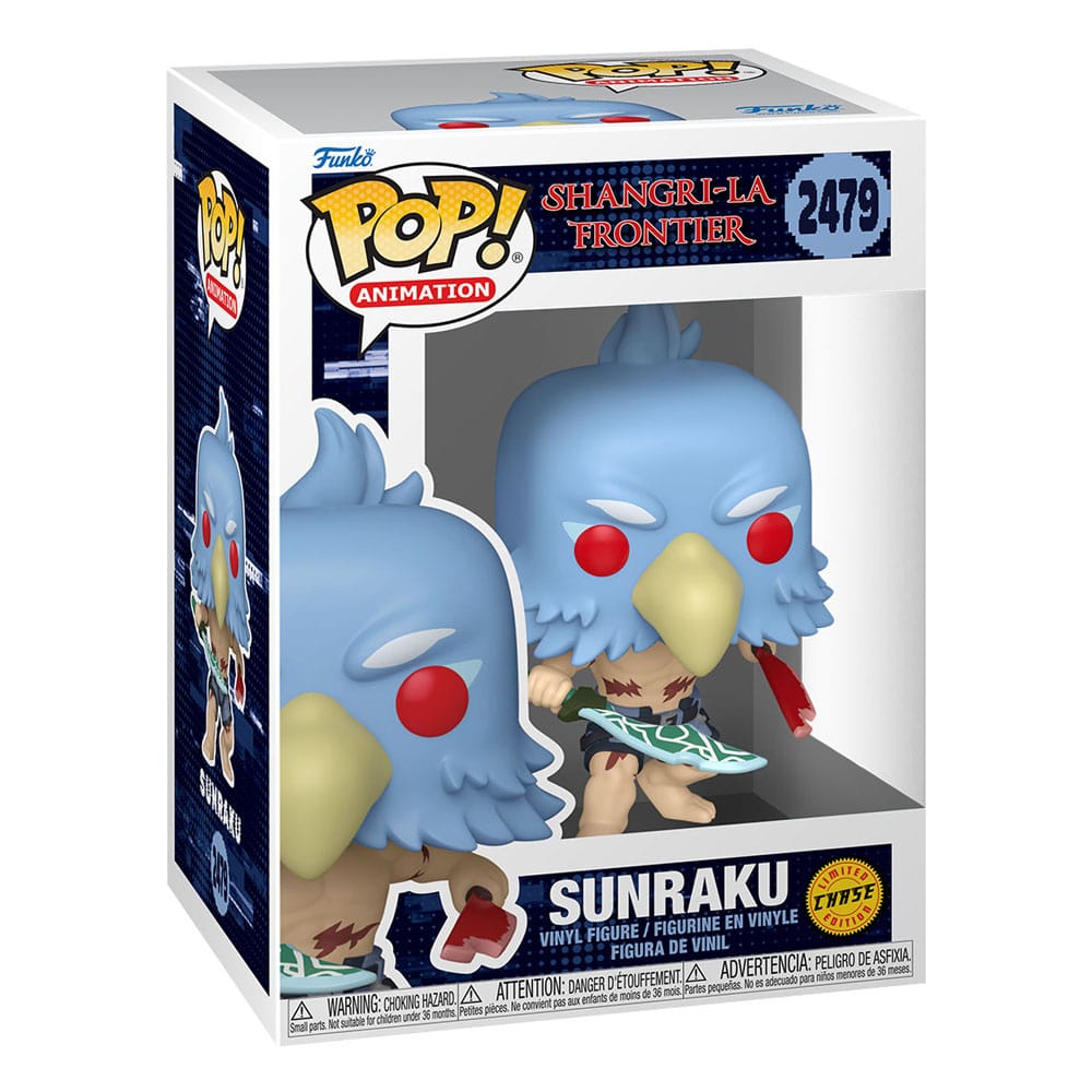 Shangri-La Frontier POP! Animation Vinyl Figuren Sunraku with Chase 9 cm Sortiment (6)