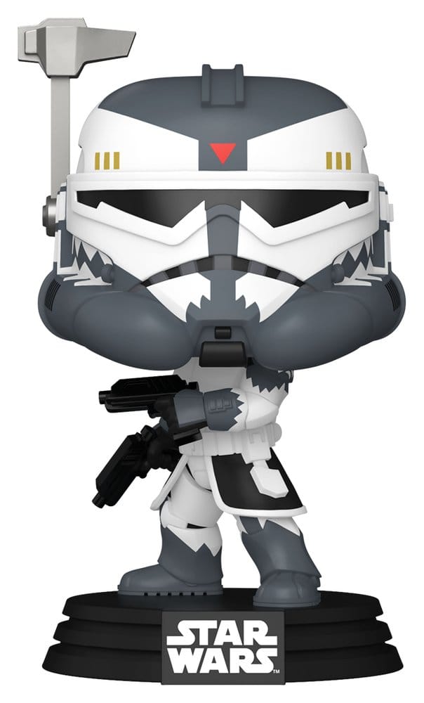 Star Wars Animation POP! Vinyl Figur Comm Wolffe 9 cm