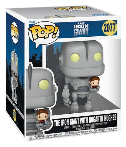 Der Gigant aus dem All Super Sized POP! Animation Vinyl Figur Iron Giant w/Hogarth 15 cm