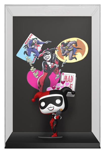 DC Comics POP! Comic Covers Vinyl Figur Harley Quinn 9 cm