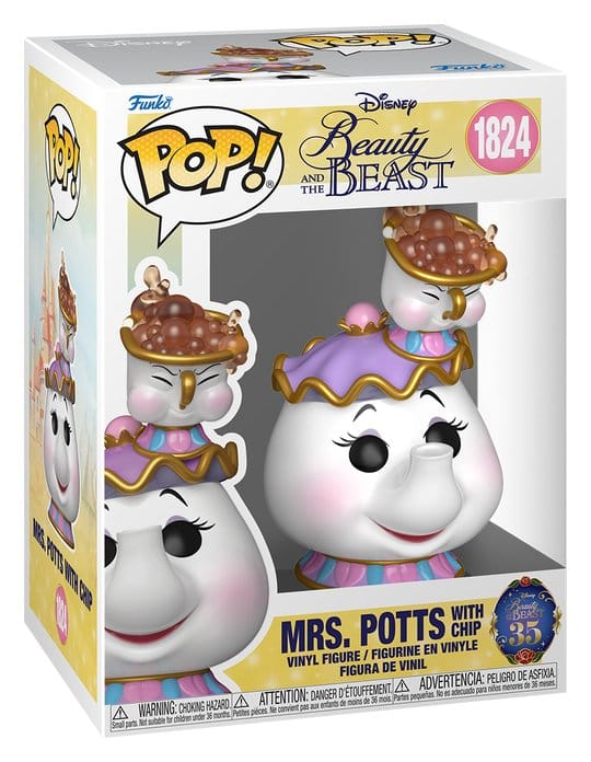 Die Schöne und das Biest POP! Disney Vinyl Figur Mrs. Potts w/Chip 9 cm