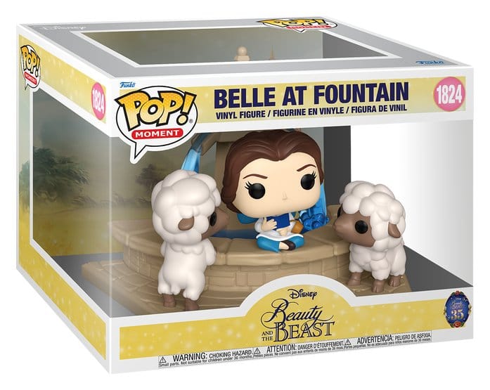 Die Schöne und das Biest POP! Moment Vinyl Figuren Belle at Fountain 15 cm
