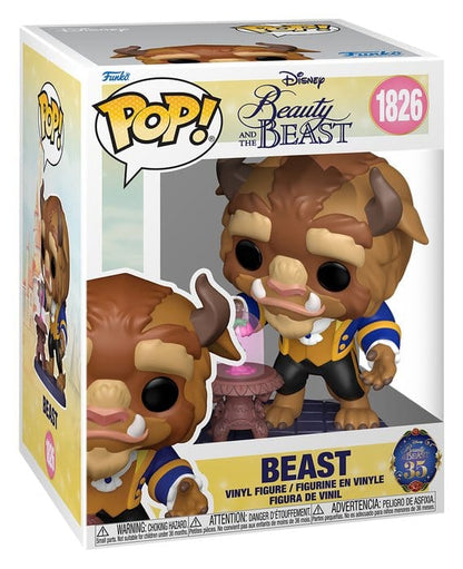 Die Schöne und das Biest POP! Premium Vinyl Figur Beast with Enchanted Rose 15 cm