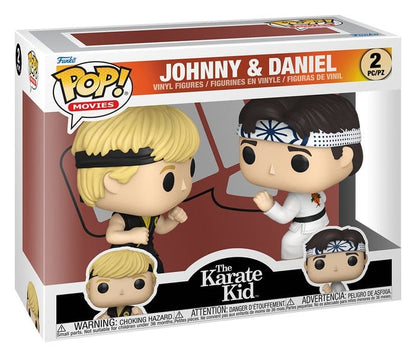 Karate Kid POP! Movies Vinyl Figuren 2er-Pack Johnny & Daniel 9 cm