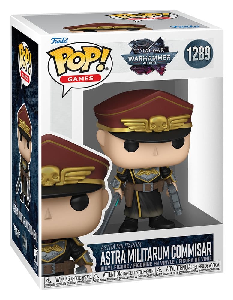 Warhammer 40,000 POP! Games Vinyl Figur Astra Militarum Commisar 9 cm