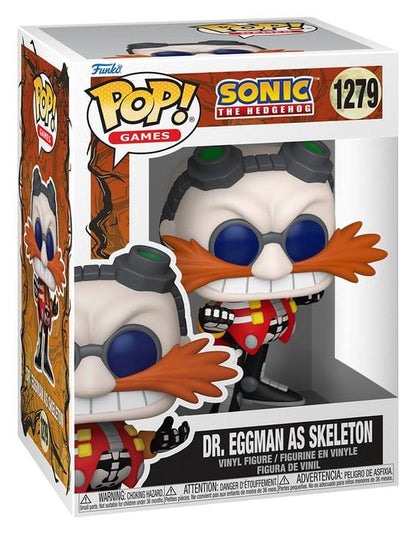 Sonic the Hedgehog POP! Games Vinyl Figur Skeleton Robotnik 9 cm