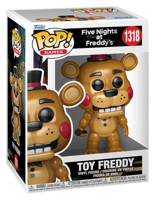 Five Nights at Freddy's POP! Games Vinyl Figur Toy Freddy(office pose) 9 cm