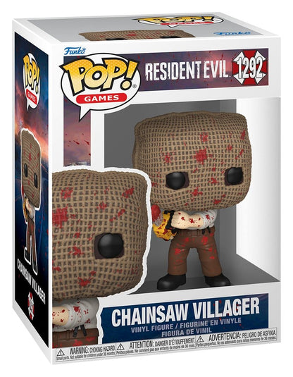 Resident Evil POP! Games Vinyl Figur Chainsaw Villager 9 cm