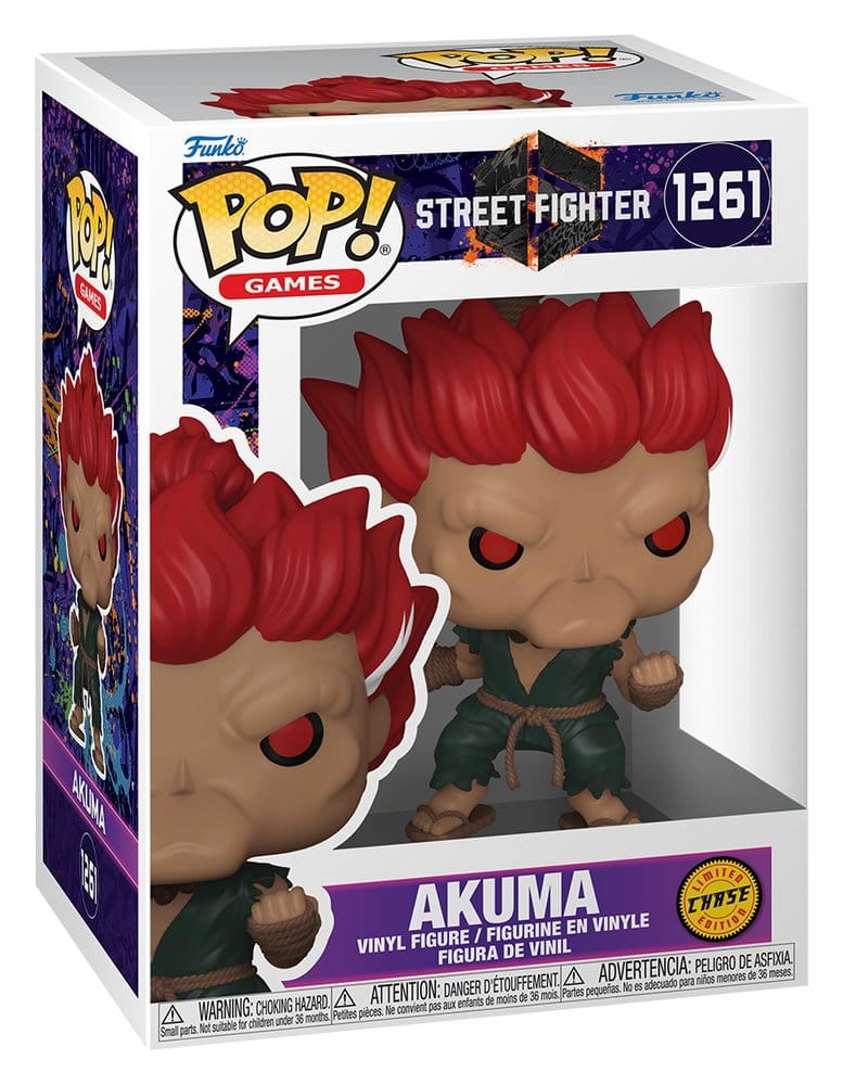 Street Fighter 6 POP! Animation Vinyl Figuren Akuma with Chase 9 cm Sortiment (6)