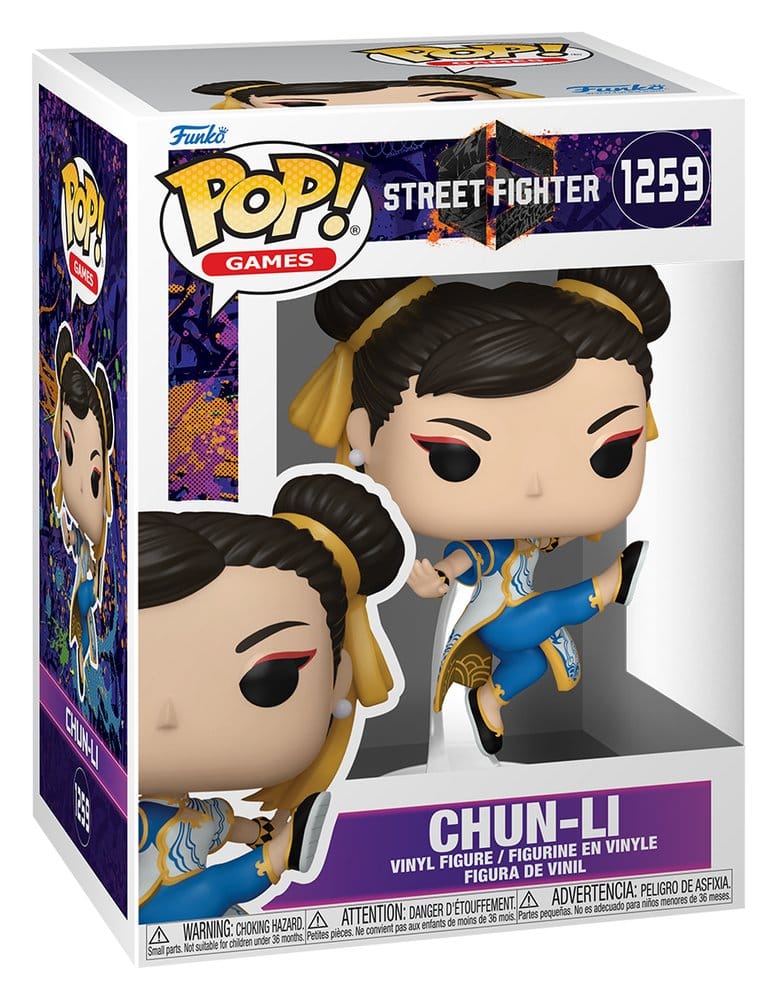Street Fighter 6 POP! Games Vinyl Figur Chun-li 9 cm