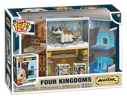 Avatar Der Herr der Elemente Bitty POP! Bitty Box Display mit 2 Vinyl Figuren Kingdoms