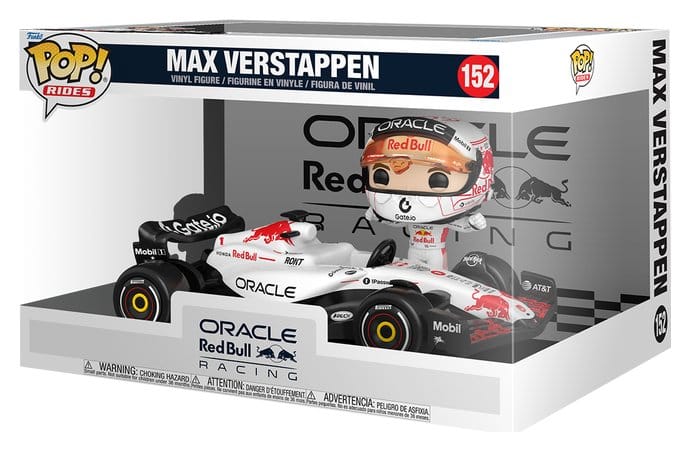 Formula One POP! Rides Super Deluxe Vinyl Figur Verstappen (White) 15 cm