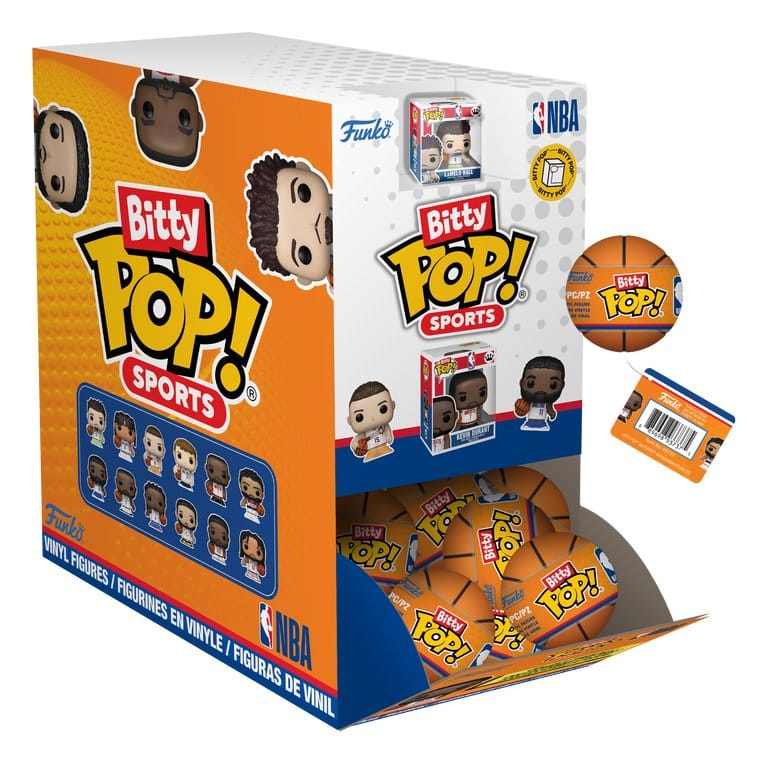NBA Bitty POP! Single Vinyl Figuren Display (24) PDQ 2,5 cm