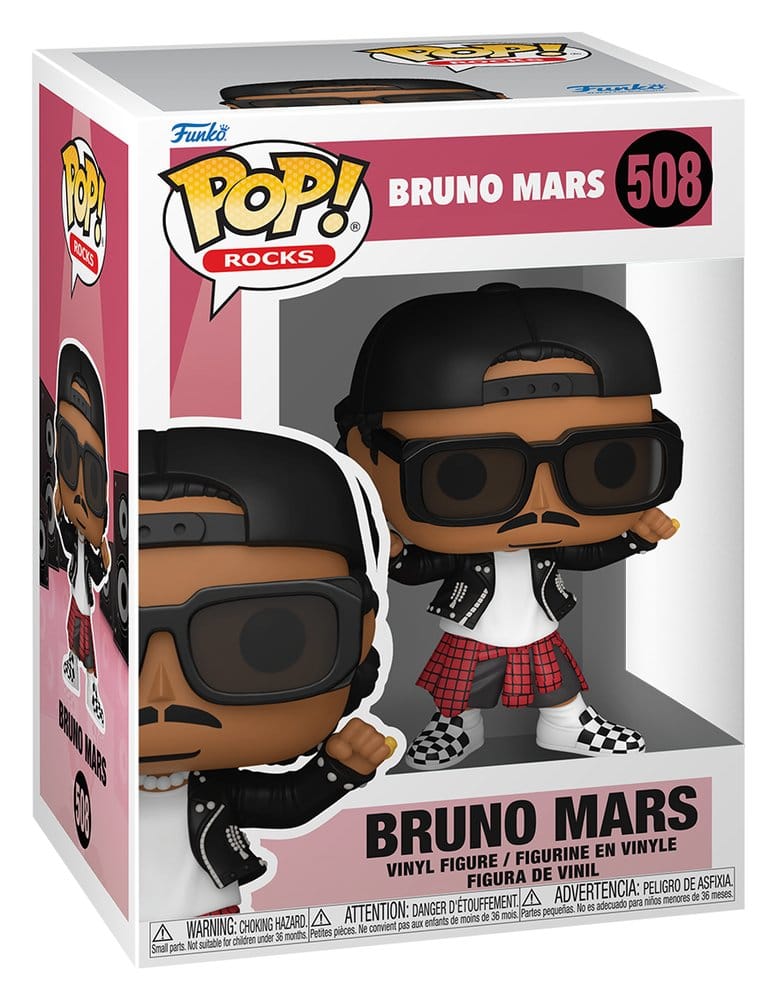 Bruno Mars POP! Rocks Vinyl Figur (APT.) 9 cm