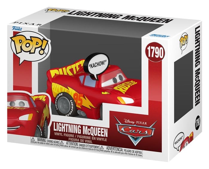 Cars POP! Sayings Vinyl Figur Lighting McQueen (Kachow) 6 cm