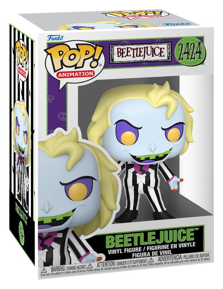 Beetlejuice (Animated) POP! Animation Vinyl Figur Beetlejuice 9 cm