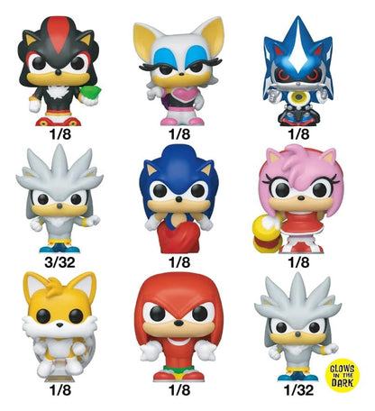 Sonic the Hedgehog Bitty POP! Vinyl Figuren 2 cm Display (32)