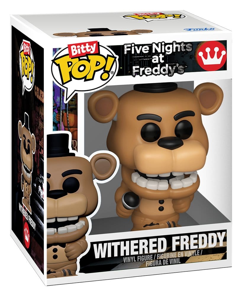 Five Nights at Freddy's Bitty POP! Vinyl Figuren 2er-Pack Withered Freddy & Sun & Moon 2 cm