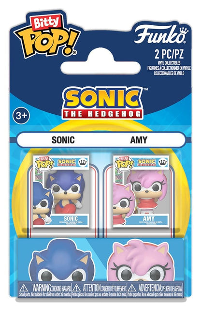 Sonic the Hedgehog Bitty POP! Vinyl Figuren 2er-Pack Sonic & Amy Rose 2 cm