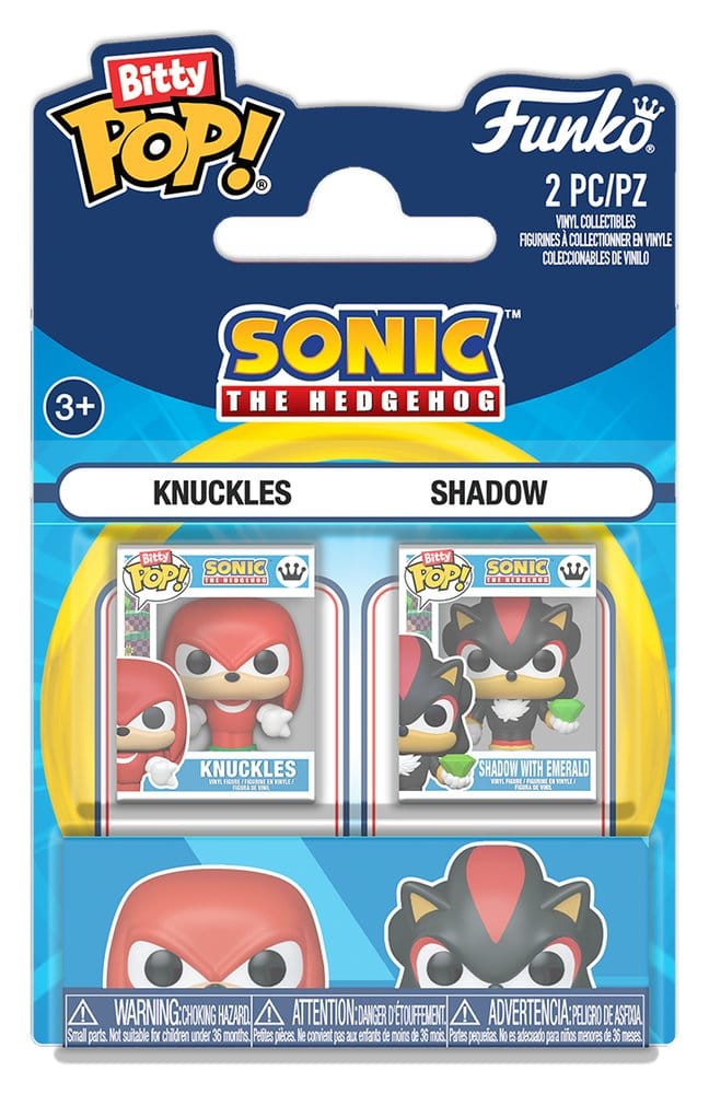 Sonic the Hedgehog Bitty POP! Vinyl Figuren 2er-Pack Knuckles & Shadow 2 cm