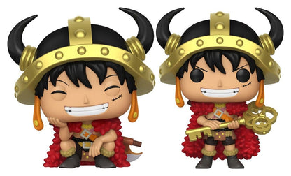 One Piece POP! Animation Vinyl Figuren Luffy w/Chase 9 cm Sortiment (6)