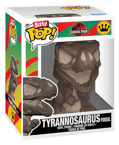 Jurassic Park Bitty POP! Vinyl Figuren 2er-Pack Tyrannosaurus Fossil & Dilophosaurus 2 cm