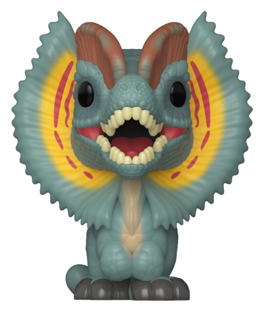 Jurassic Park Bitty POP! Vinyl Figuren 2er-Pack Tyrannosaurus Fossil & Dilophosaurus 2 cm