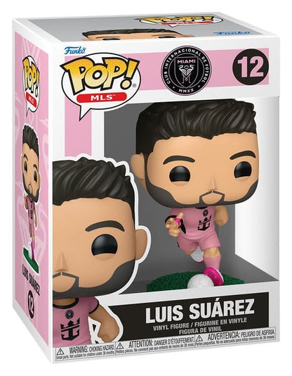 EFL POP! MLS Vinyl Figur Inter Miami CF - Luis Suarez (Pink) 9 cm
