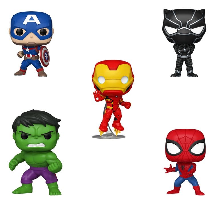 Marvel POP! Vinyl Figuren 5er-Pack Bundle 9 cm