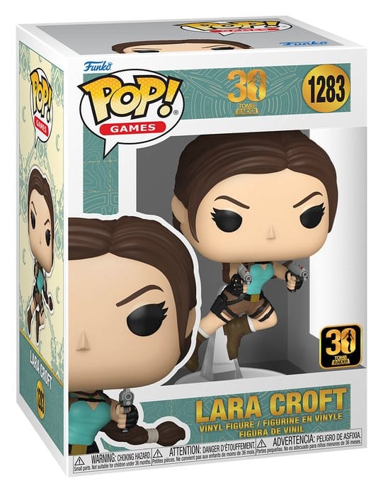 Tomb Raider POP! Games Vinyl Figur Lara Croft (30th Anniversary) 9 cm