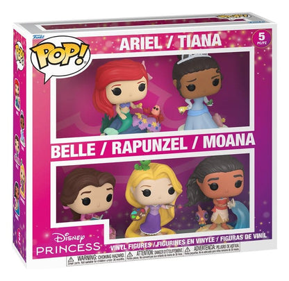 Disney POP! Animation Vinyl Figuren 5er-Pack Disney Princess 9 cm