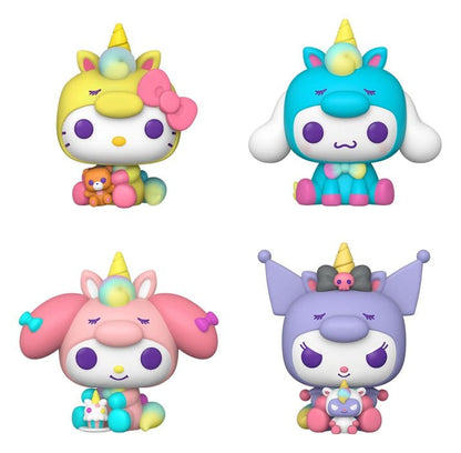 Sanrio POP! Vinyl Figuren 4-Pack Hello Kitty Unicorn Outfit Black Friday Bundle 9 cm